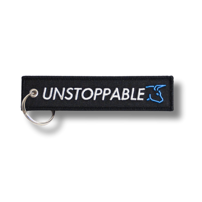 Unstoppable Jet Tag Keychain